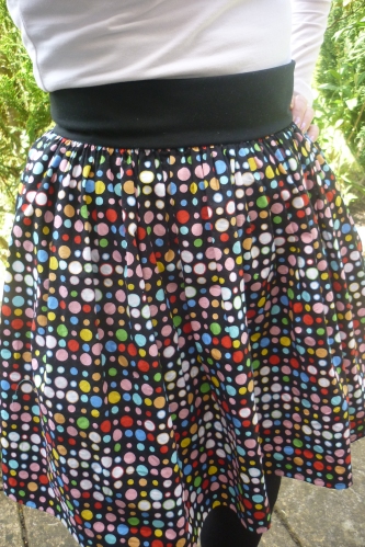 Tilly and the Buttons (Love at First Stitch) Polka Dot Clemence Skirt @AfterDarkSewing